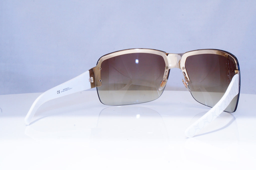 GUCCI Womens Oversized Designer Sunglasses White STUDDED GG 1819 BLNIS 18606