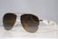 PRADA Mens Designer Polarized Sunglasses White Aviator SPR 53Q ZVN-6E1 15603