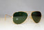 RAY-BAN Mens Unisex Designer Sunglasses Gold Aviator RB 3025 L0205 15194