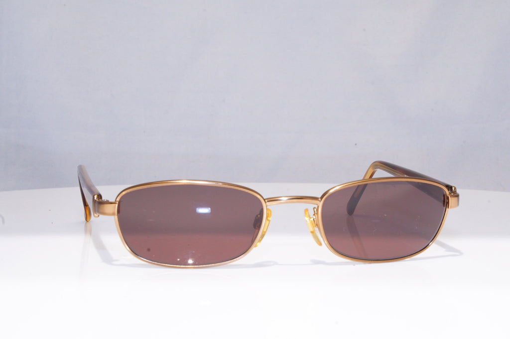 EMPORIO ARMANI Mens Vintage Designer Sunglasses Brown Rectangle 104S 884 18642