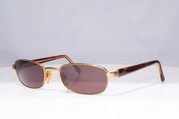 EMPORIO ARMANI Mens Vintage Designer Sunglasses Brown Rectangle 104S 884 18642