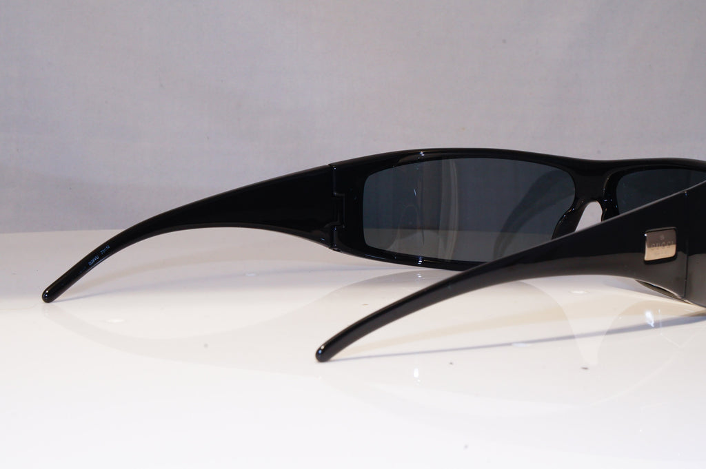 GUCCI Mens Polarized Vintage Sunglasses Black Rectangle GG 2470 D28VU 21866