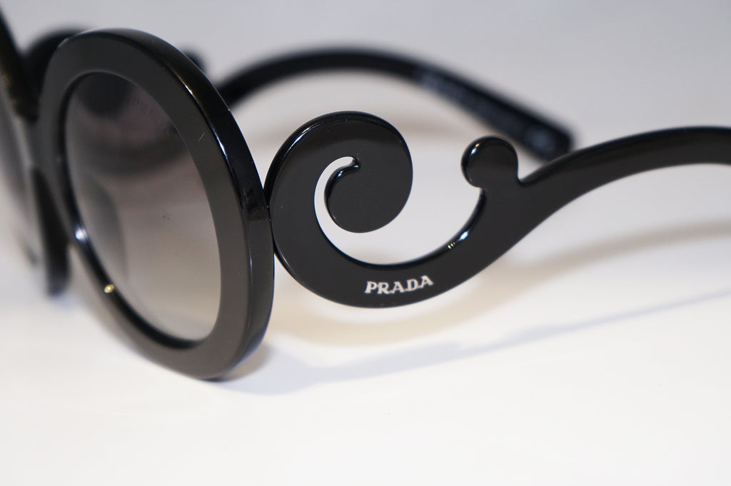 PRADA Womens Designer Sunglasses Black Baroque Swirl SPR 27N 2AU-6S1 16412