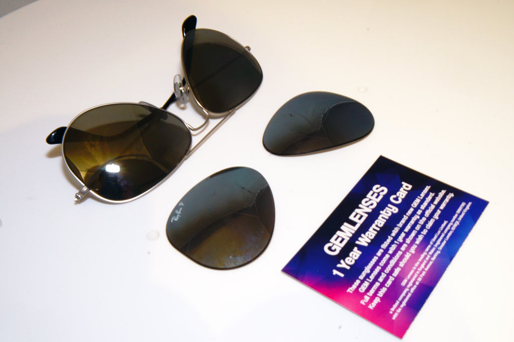RAY-BAN Mens Polarized Mirror Designer Sunglasses Aviator RB 3025 019/W3 15159