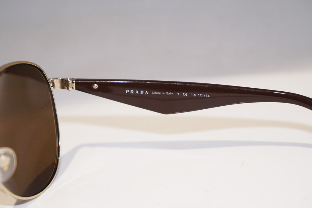 PRADA Mens Designer Sunglasses Brown Aviator SPR 53Q ZVN-5N2 15607
