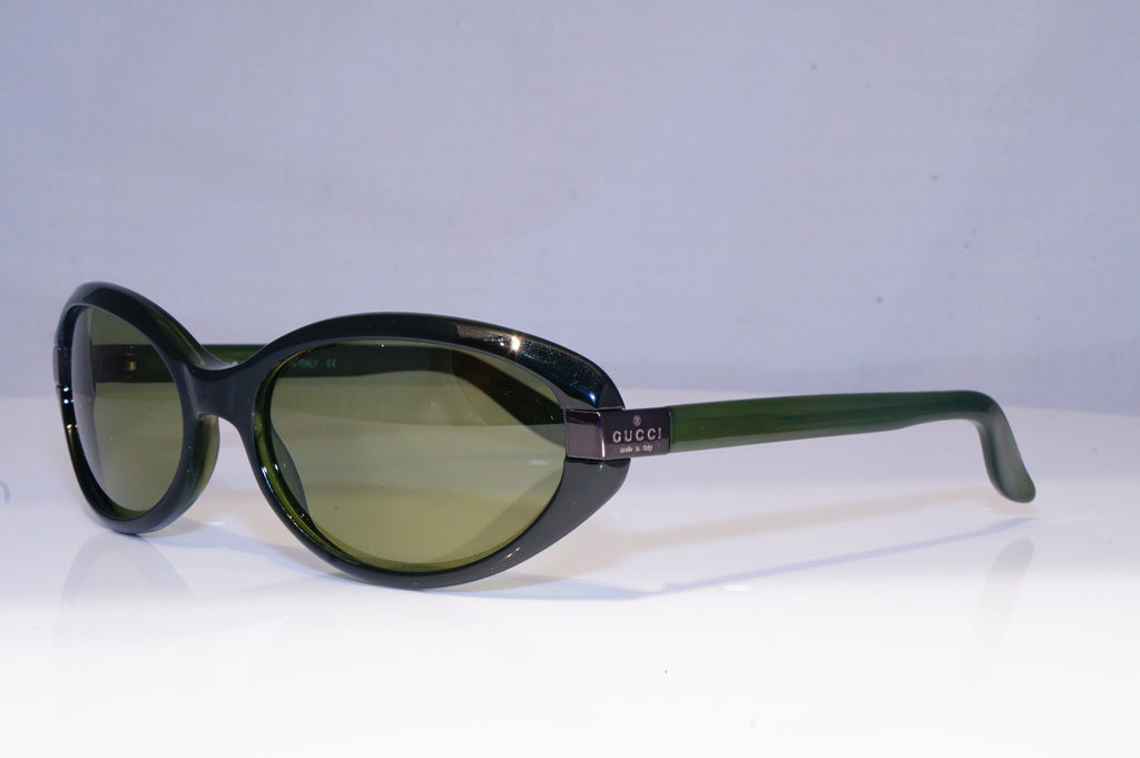 GUCCI Mens Womens Vintage Designer Sunglasses Green Rectangle GG 2465 6XX 19790