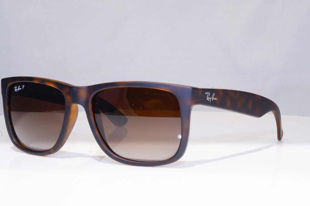 RAY-BAN Mens Polarized Designer Sunglasses Brown JUSTIN RB 4165 865/T5 18612