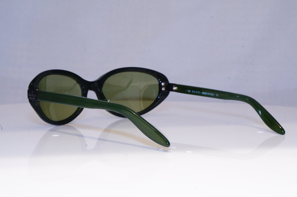 GUCCI Mens Womens Vintage Designer Sunglasses Green Rectangle GG 2465 6XX 19790