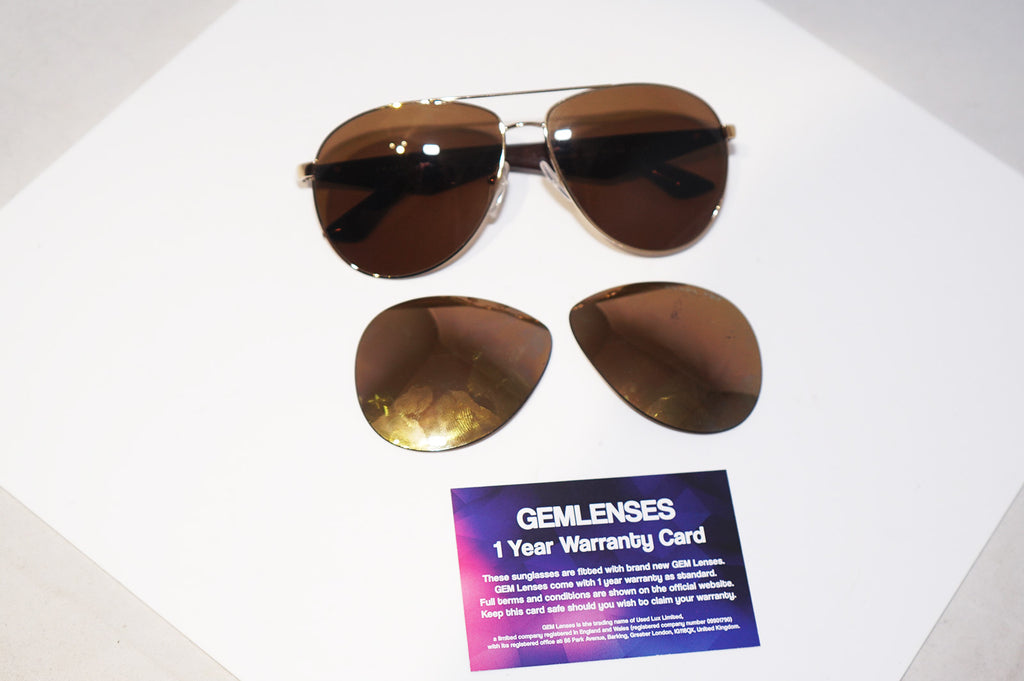 PRADA Mens Designer Sunglasses Brown Aviator SPR 53Q ZVN-5N2 15607