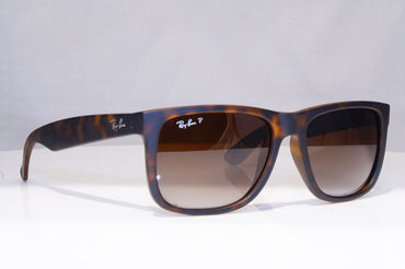 RAY-BAN Mens Polarized Designer Sunglasses Brown JUSTIN RB 4165 865/T5 18612