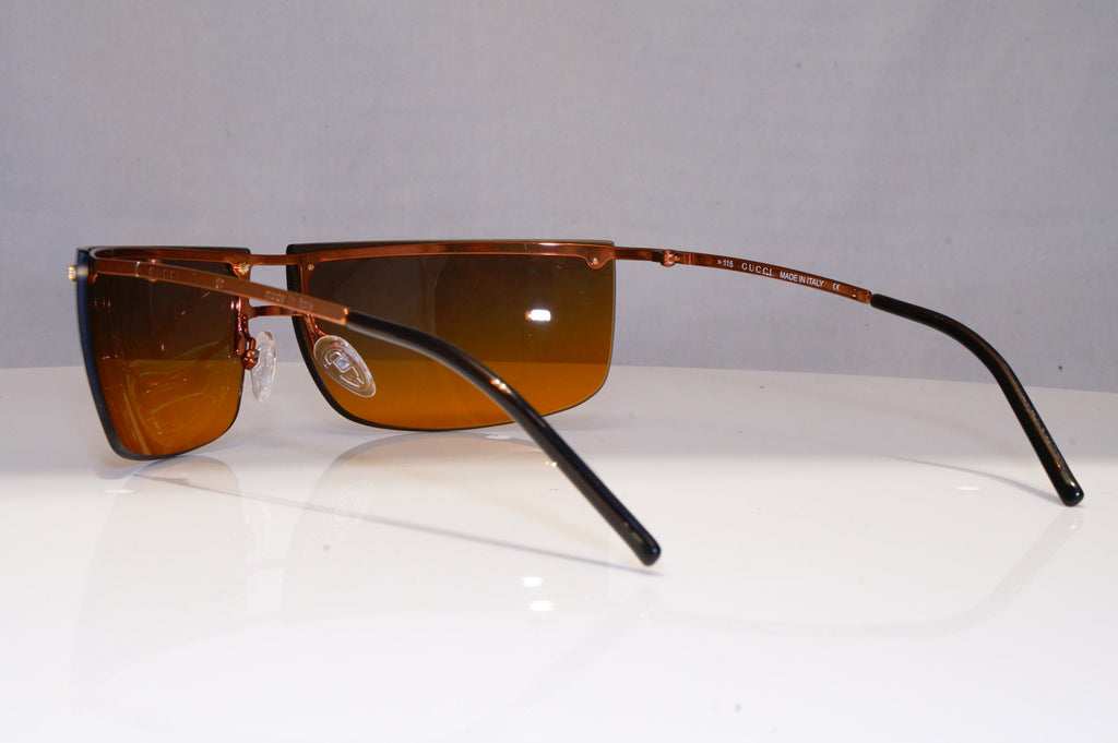 GUCCI Mens Womens Vintage 1990 Designer Sunglasses Brown Wrap GG 2653 S8P 21285