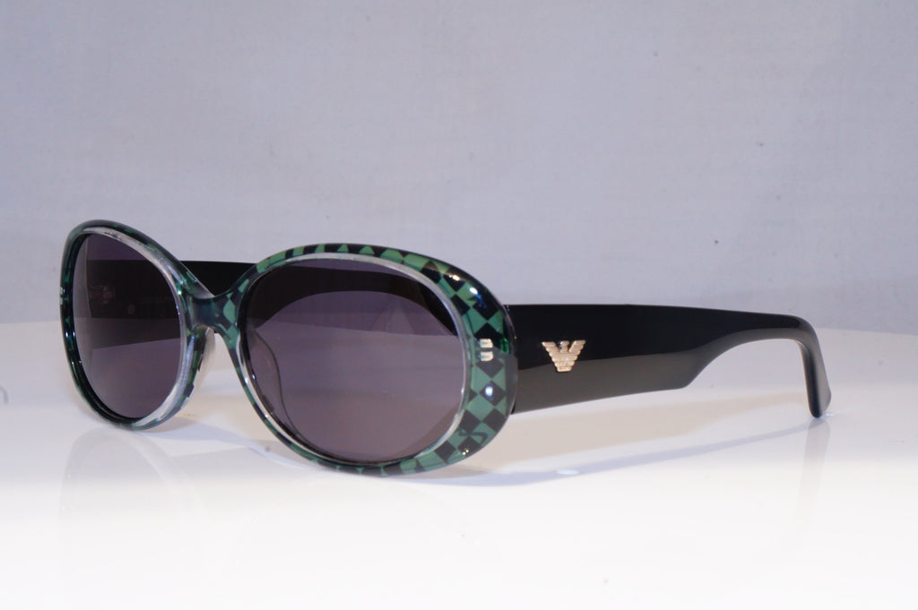 EMPRIO ARMANI Womens Designer Sunglasses Black Oval EA 9608 108ZW 19793