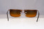 GUCCI Mens Womens Vintage 1990 Designer Sunglasses Brown Wrap GG 2653 S8P 21285