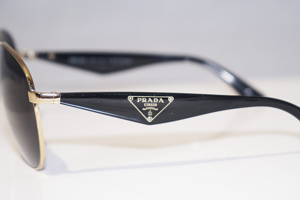 PRADA Mens Designer Sunglasses Black Aviator SPR 53Q ZVN-5Z1 15621