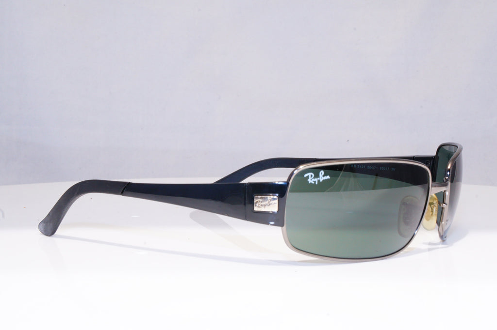 RAY-BAN Mens Designer Sunglasses Black Wrap RB 3421 004/71 18635