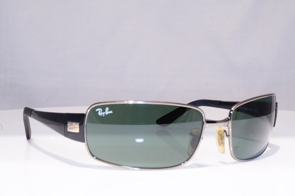 RAY-BAN Mens Designer Sunglasses Black Wrap RB 3421 004/71 18635