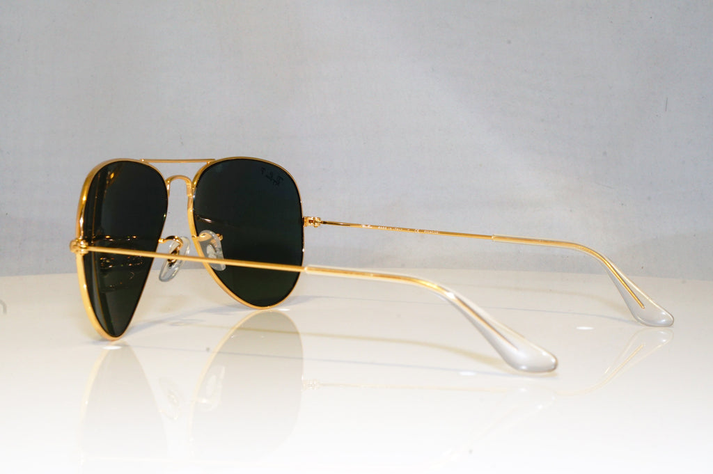 RAY-BAN Mens Polarized Designer Sunglasses Gold Aviator RB 3025 001/58 15001