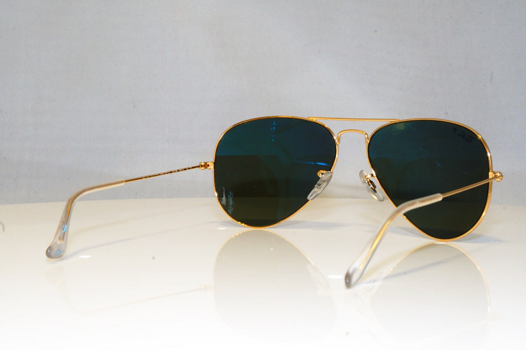 RAY-BAN Mens Polarized Designer Sunglasses Gold Aviator RB 3025 001/58 15001