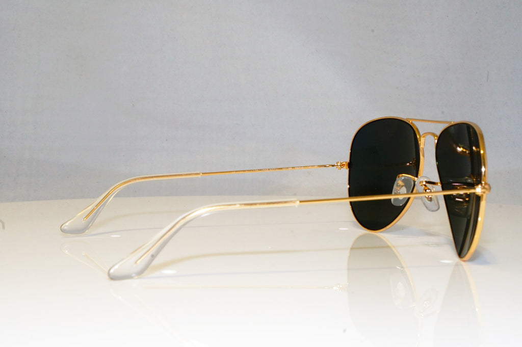 RAY-BAN Mens Polarized Designer Sunglasses Gold Aviator RB 3025 001/58 15001