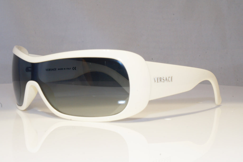 VERSACE Womens Designer Sunglasses White Shield 4098 314/8G 20923