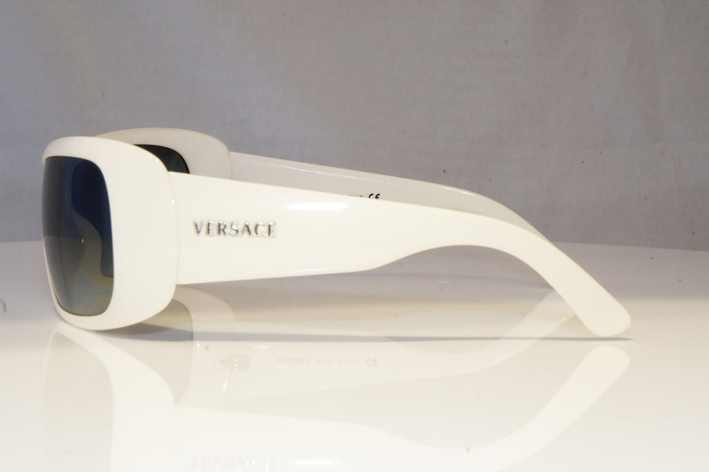 VERSACE Womens Designer Sunglasses White Shield 4098 314/8G 20923