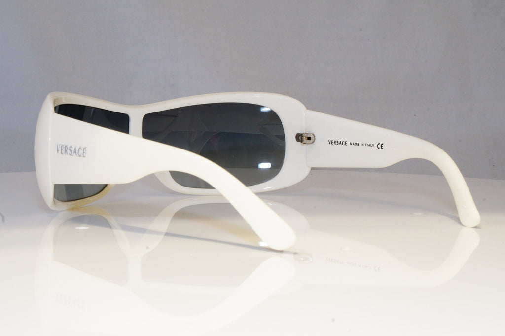 VERSACE Womens Designer Sunglasses White Shield 4098 314/8G 20923