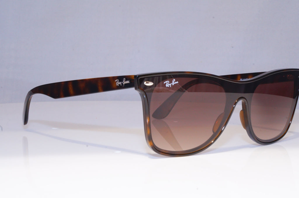 RAY-BAN Mens Designer Sunglasses Brown Shield RB 4440 710/13 19803