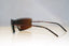 GUCCI Mens Vintage 1990 Designer Sunglasses Brown Shield GG 2683 T6T 17657
