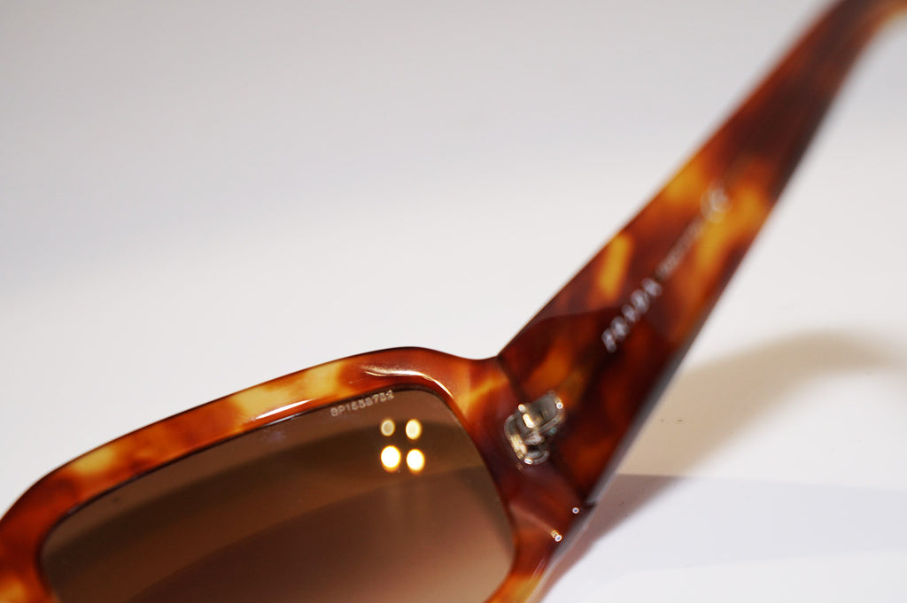 PRADA Boxed Womens Designer Sunglasses Brown Rectangle SPR 12H 4BW-6S1 16388