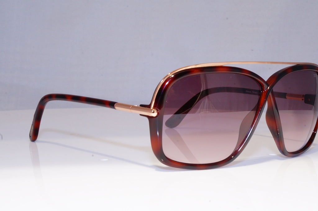 TOM FORD Womens Designer Sunglasses Brown Square Brenda TF 455 52F 19799