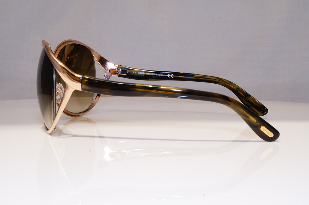 TOM FORD Womens Oversized Sunglasses Gold Butterfly Yvette TF 89 852 22273