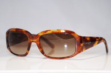 PRADA Boxed Womens Designer Sunglasses Brown Rectangle SPR 12H 4BW-6S1 16388