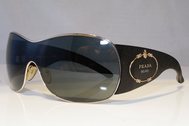 PRADA Mens Designer Sunglasses Black Shield CREST SPR 58I 1AB-1A1 20924