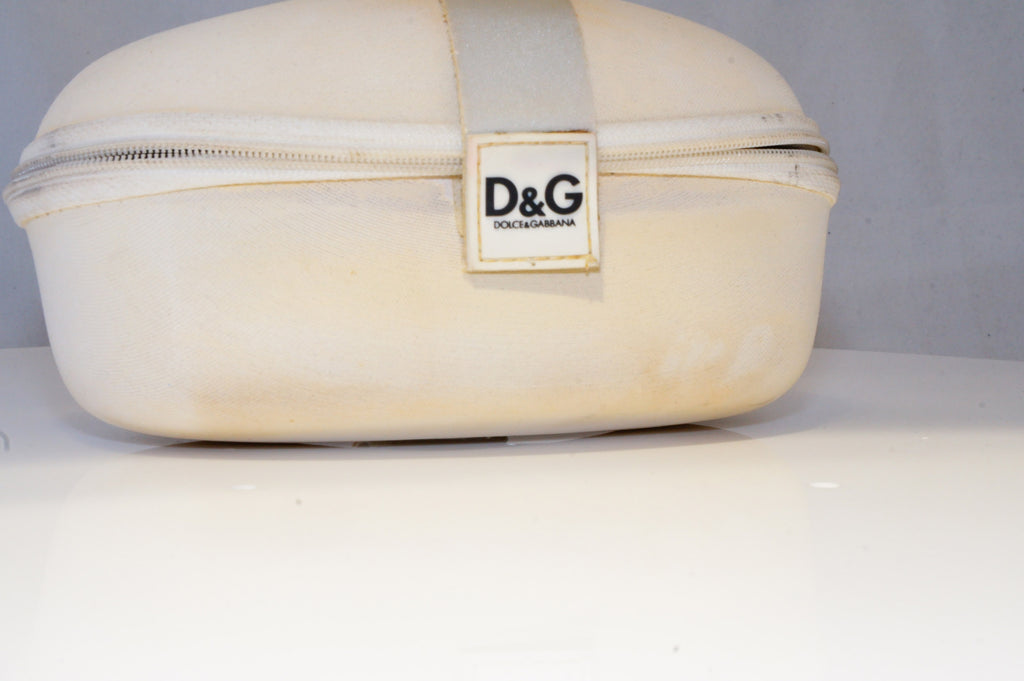 DOLCE & GABBANA Womens Diamante Designer Sunglasses White Shield D&G 8021 20691
