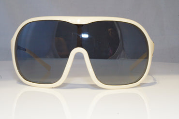 DOLCE & GABBANA Womens Diamante Designer Sunglasses White Shield D&G 8021 20691
