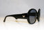EMPORIO ARMANI Womens Designer Sunglasses Black Round EA  9607 807Y1 17660