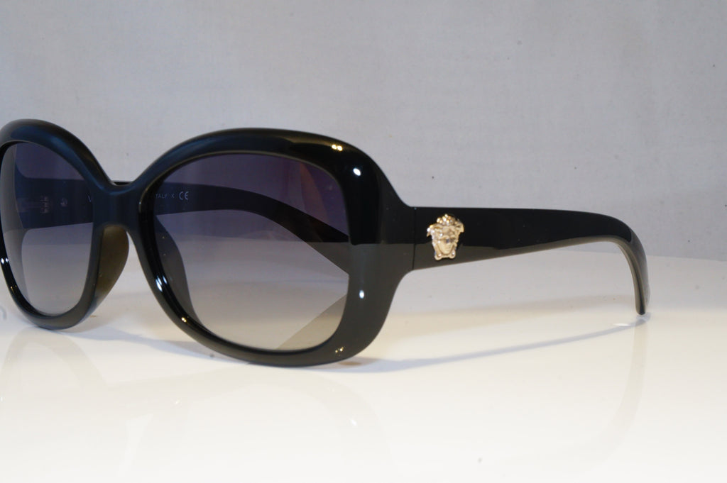 VERSACE Womens Boxed Designer Sunglasses Black Butterfly MEDUSA 4187 GB111 20882