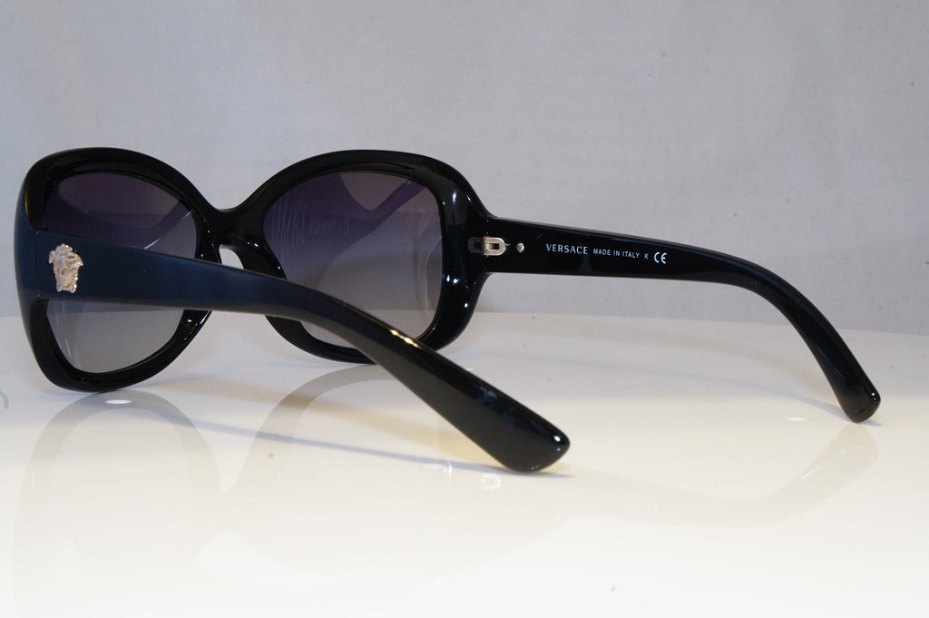 VERSACE Womens Boxed Designer Sunglasses Black Butterfly MEDUSA 4187 GB111 20882