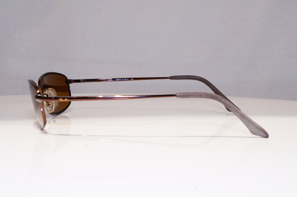 RAY-BAN Mens Vintage 1990 Designer Sunglasses Brown Rectangle RB 3198 014 22274