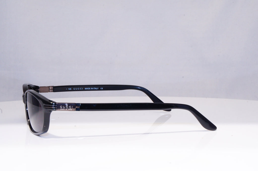 GUCCI Mens Vintage 1990 Designer Sunglasses Black Rectangle GG 2462 807 18611