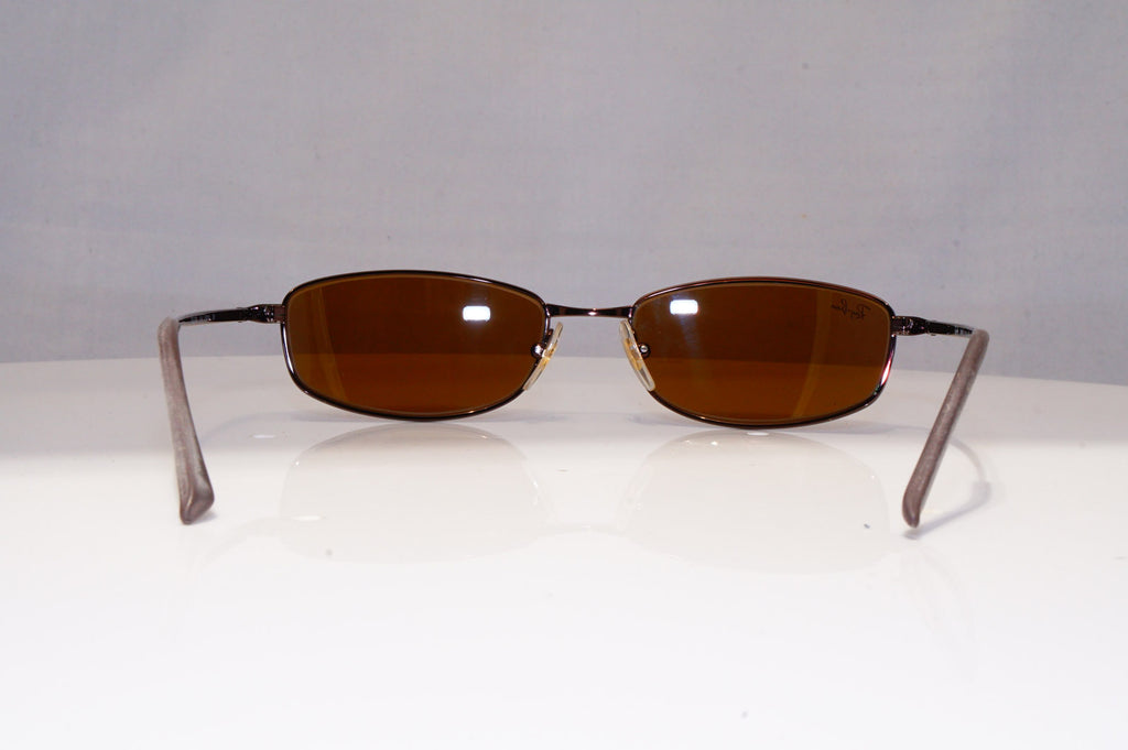 RAY-BAN Mens Vintage 1990 Designer Sunglasses Brown Rectangle RB 3198 014 22274