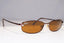 RAY-BAN Mens Vintage 1990 Designer Sunglasses Brown Rectangle RB 3198 014 22274
