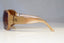 GIVENCHY Womens Oversized Designer Sunglasses Brown Butterfly SGV 696 07PF 20869