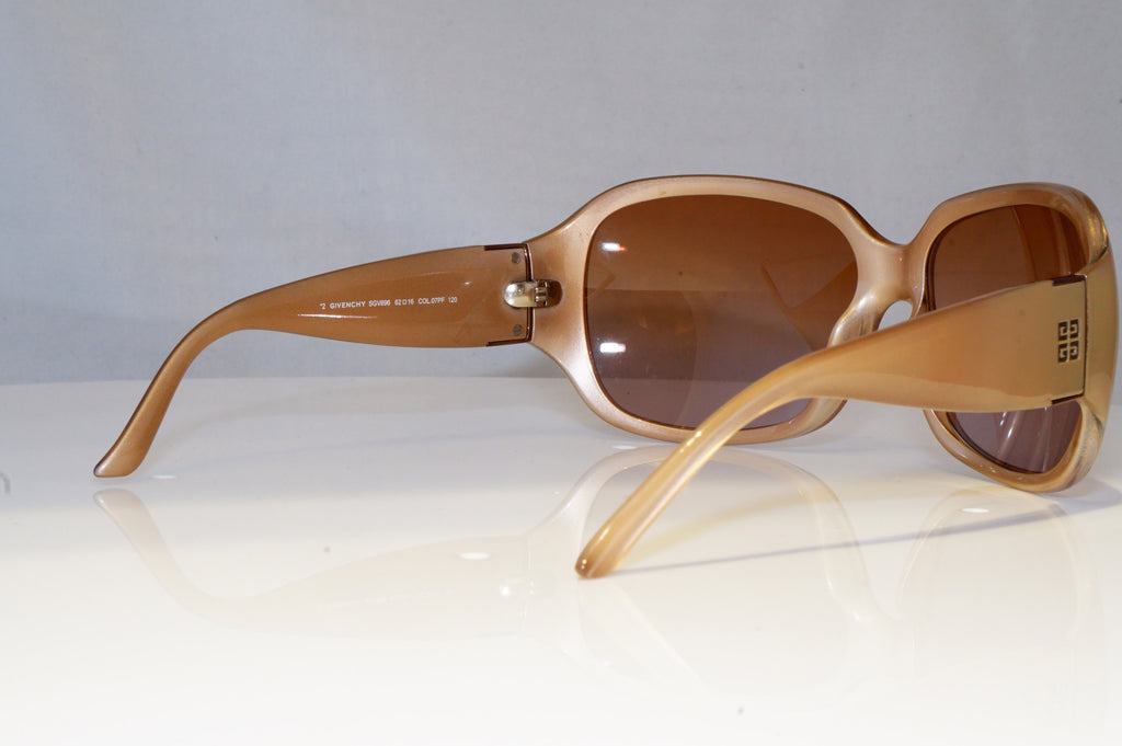 GIVENCHY Womens Oversized Designer Sunglasses Brown Butterfly SGV 696 07PF 20869