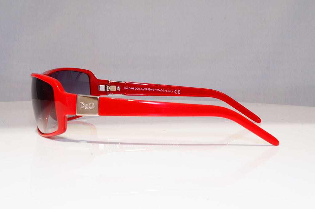 DOLCE & GABBANA Mens Vintage 1990 Sunglasses Red Rectangle D&G 2202 482 22281