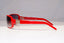 DOLCE & GABBANA Mens Vintage 1990 Sunglasses Red Rectangle D&G 2202 482 22281