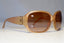 GIVENCHY Womens Oversized Designer Sunglasses Brown Butterfly SGV 696 07PF 20869