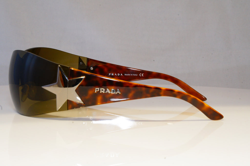 PRADA Mens Womens Designer Sunglasses Brown Shield STAR SPR 72G 5AV-3N1 20870