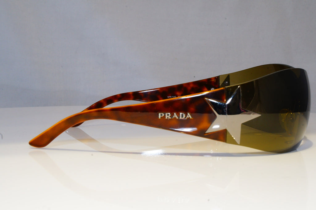 PRADA Mens Womens Designer Sunglasses Brown Shield STAR SPR 72G 5AV-3N1 20870