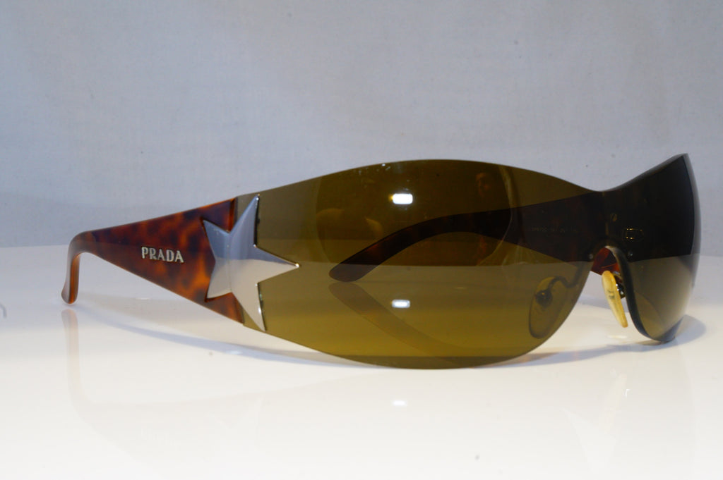 PRADA Mens Womens Designer Sunglasses Brown Shield STAR SPR 72G 5AV-3N1 20870